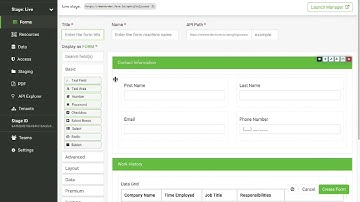 Form Builder Tour