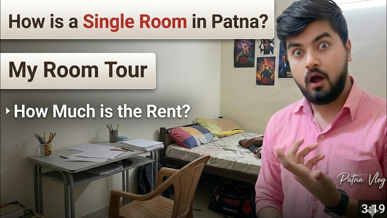 Patna me Singale😱 Room Kaisa Hota hai || Rent kitna hota hai || Bazar Samiti me Room || 