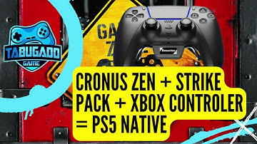BESAVIOR PS5 CONTROLLER = CRONUS ZEN + STRIKE PACK + XBOX CONTROLLER RUNNING