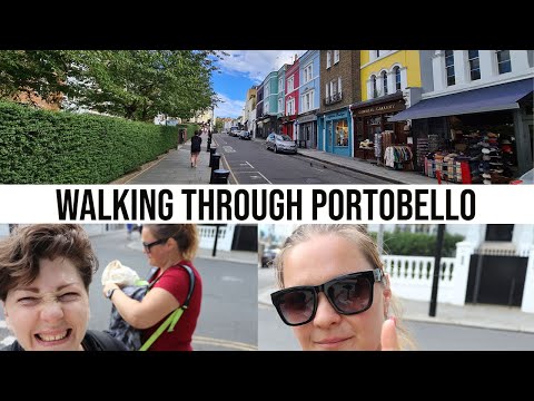 Video: Shopping Market Portobello Road din Londra