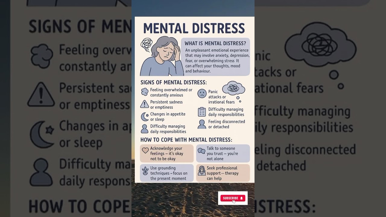 Signs and ways of dealing with Mental Distress 