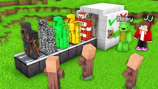 JJ and Mikey Opened a CUSTOM GOLEM SHOP in Minecraft - Maizen