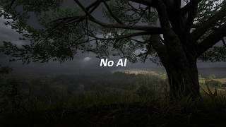 Sitting Quietly Under a Giant Tree | Dark Clouds Approaching From the Distance | 8 HOURS | NO AI