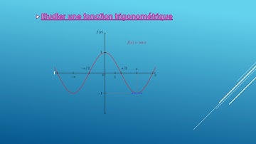 cours gratuit fonction trigonométrique