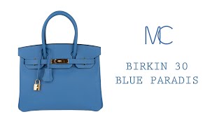 It's Bleu Paradis 🦋 #Birkin