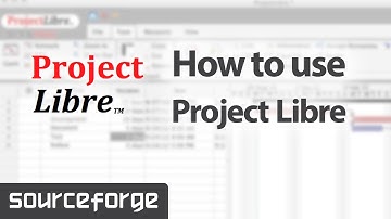 How to Use ProjectLibre