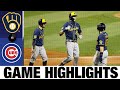 Christian Yelich homers to power Brewers | Brewers-Cubs Game Highlights 8/14/20