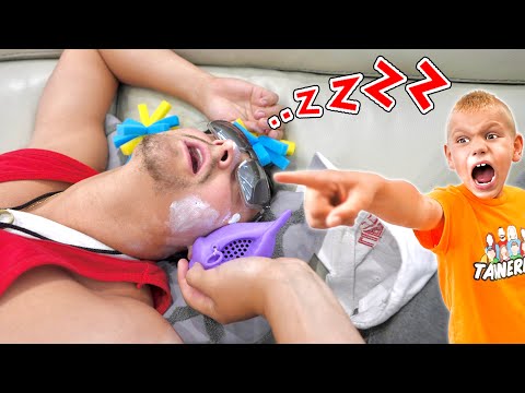 He Won't Wake Up! Prank LifeGuard While SleepWalking!