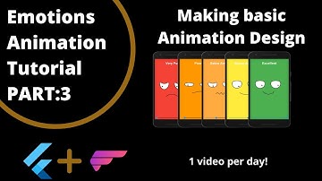 Flutter : Animating Emotions using Rive / Flare | Part 3 - Making the basic animation design