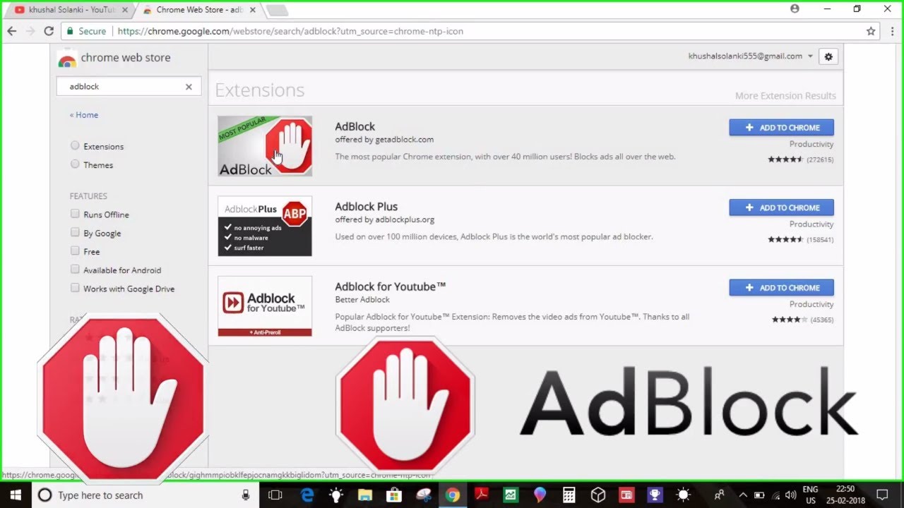 adblock chrome free download windows 8