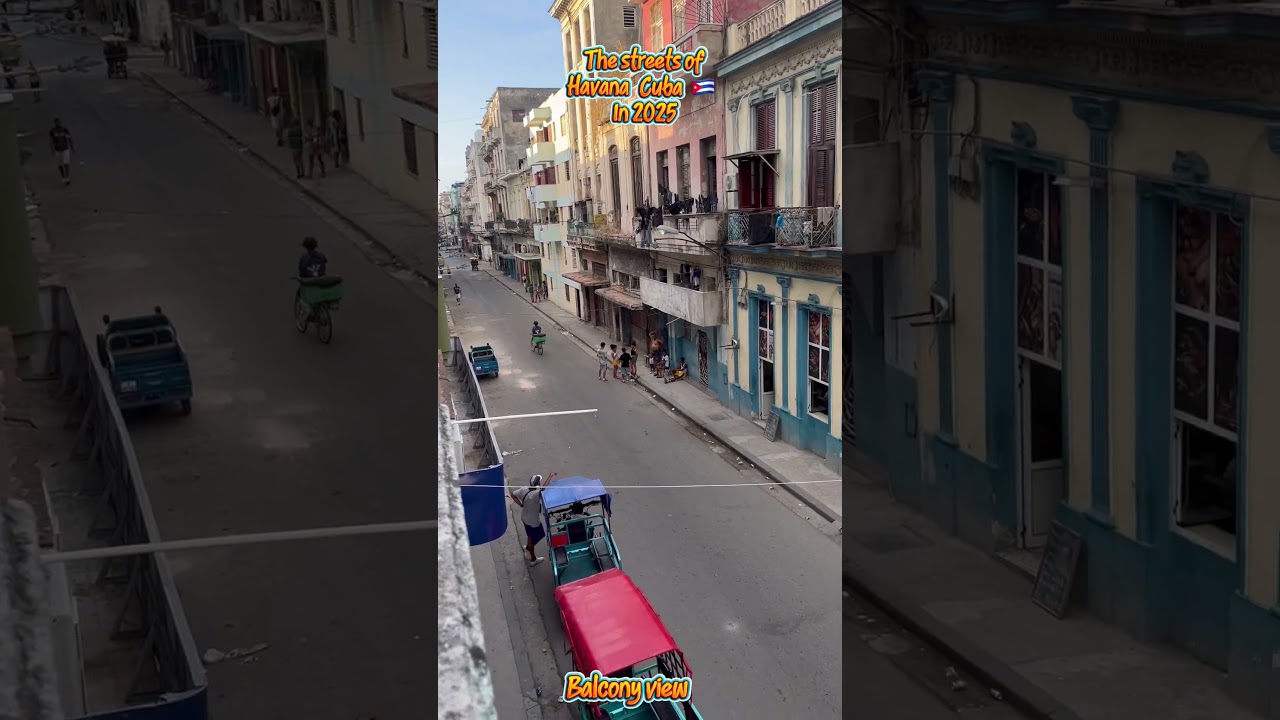 The streets of Centro Habana in Cuba in 2025
