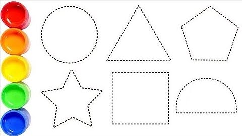 How to Draw 2D Shapes Easily | Simple Shapes Drawing for Kids & Beginners