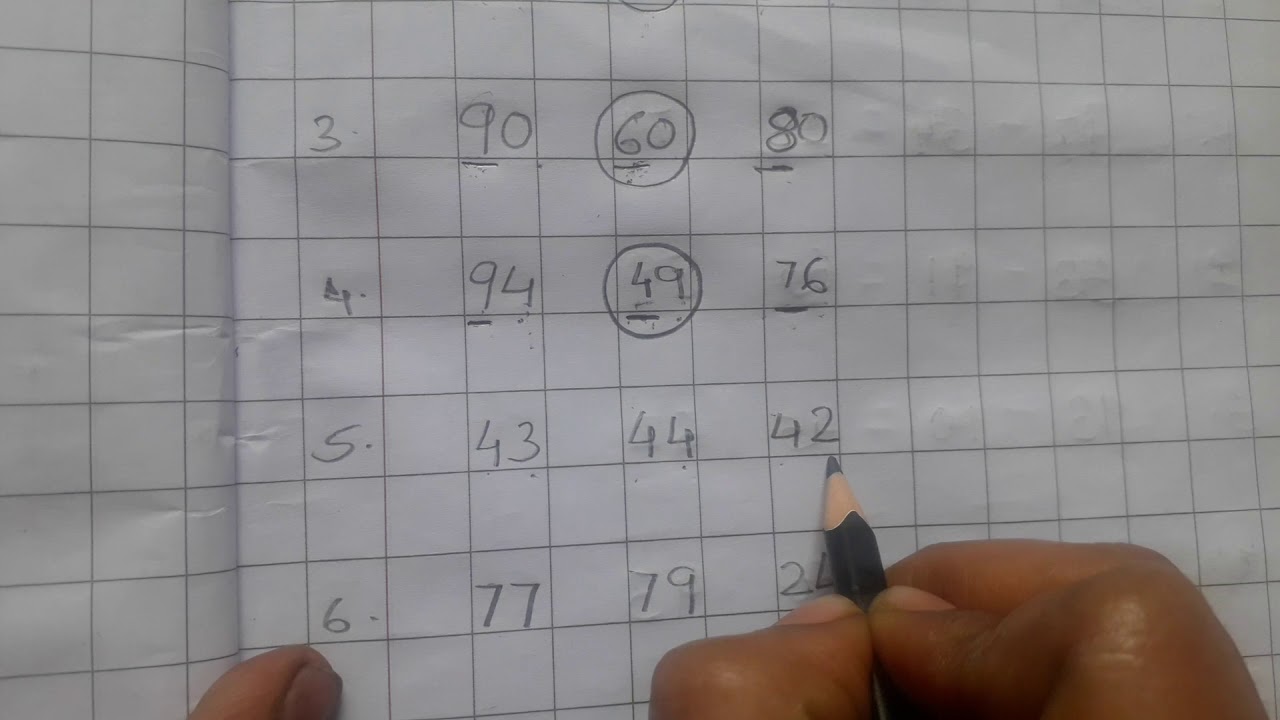 Circle The Smallest Number From The Given Numbers Of 2 Digits YouTube Circle The Smallest Number From The Given Numbers Of 2 Digits YouTube