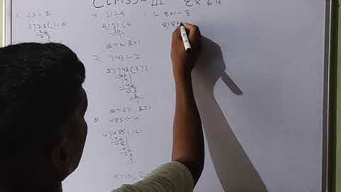 Class - 3 | Chapter - 6 Division | Exercise 6.4 | Full explanation