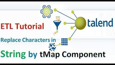 Talend ETL - How to remove special characters in the string