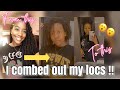 I COMBED MY LOCS OUT AFTER 11 YEARS!! Shocking Reveal 😮 | **MUST WATCH**