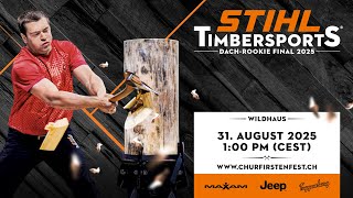 STIHL TIMBERSPORTS® DACH Rookie Final 2025 – livestream