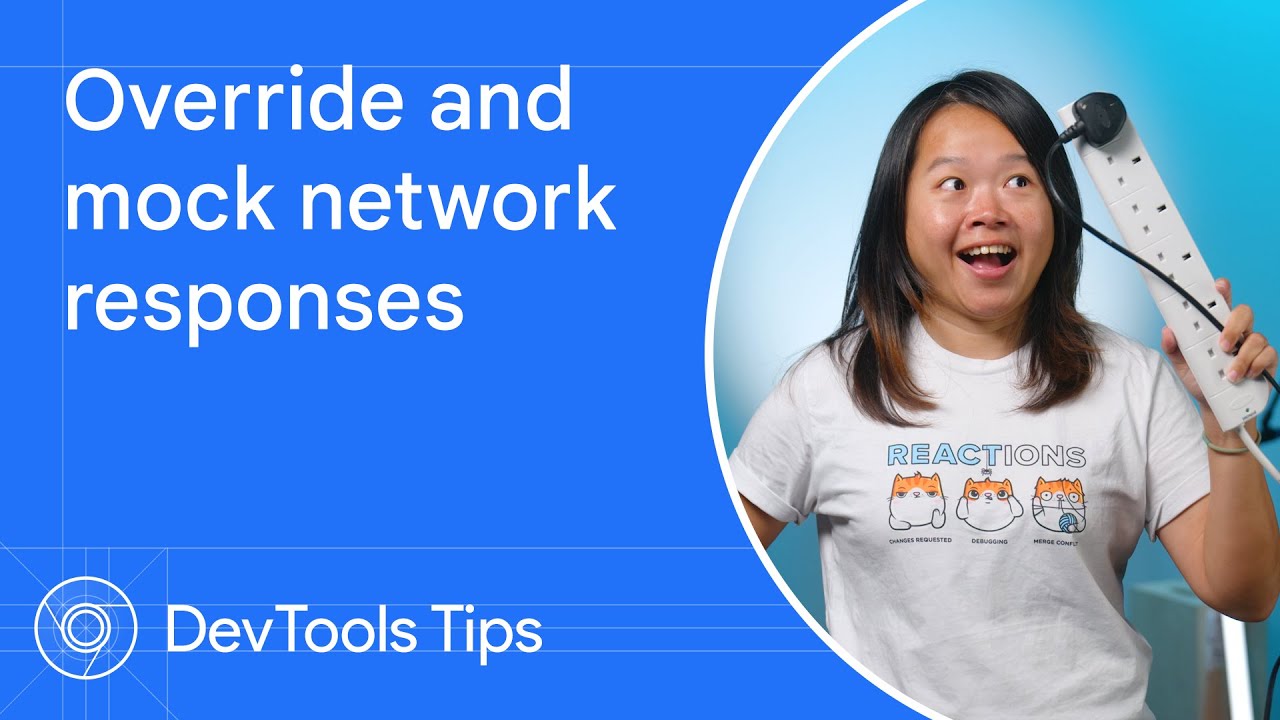 Override and mock network responses #DevToolsTips