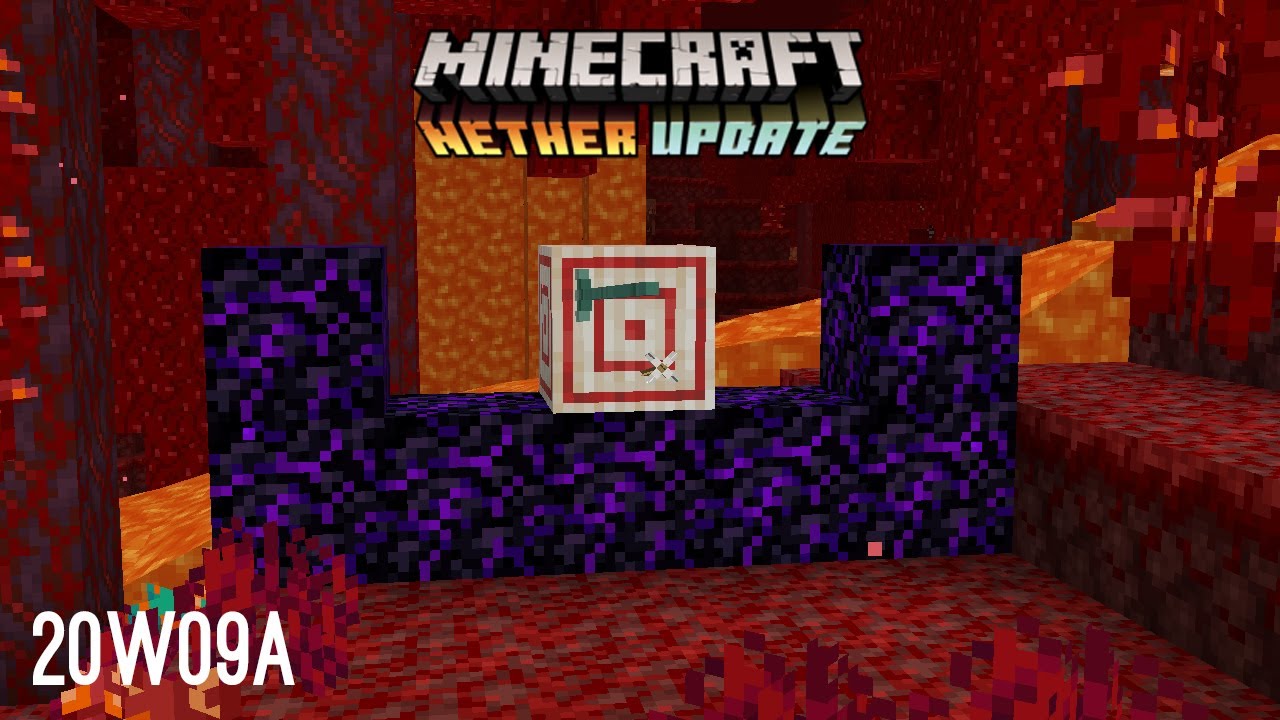 20w09a - Crying Obsidian, Target Block & Zombified Piglins - YouTube