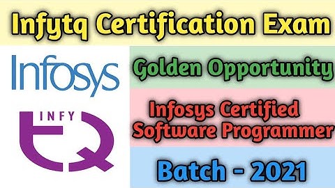 Infytq Certification Exam | Full Registration Process