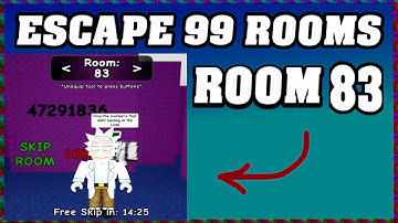 ROOM 83 ESCAPE 99 ROOMS Roblox Walkthrough [Full Guide English] 🗝️