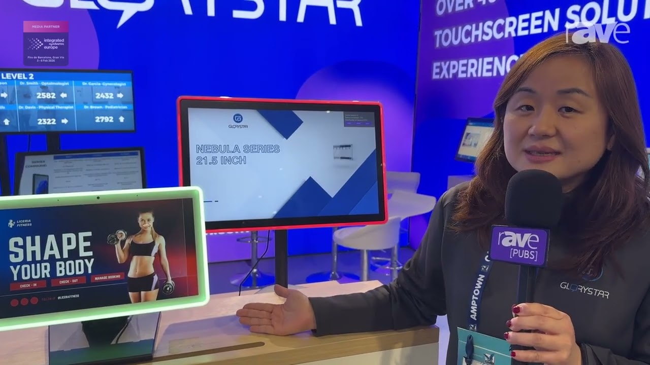 ISE 2026: Glory Star Group Introduces Nebula Series AIO Touch Screen
