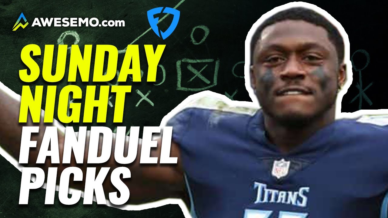 FanDuel NFL Sunday Night Football Week 9 SingleGame Picks & Lineups