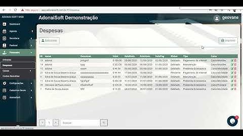 Sistema de Gestão de Igrejas