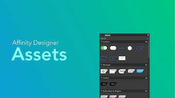 How to use Assets in Affinity Designer