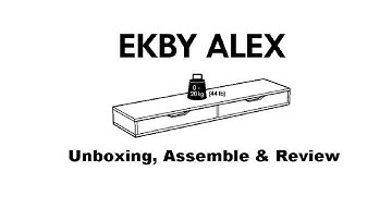 Ikea Ekby Alex - #Unboxing, Assemble & Review. #NotSponsored- #Ikea $ 50 #giveaway Ends Dec 25 2019!
