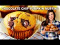 THE BEST Pumpkin Chocolate Chip Muffins (Quick AND Easy Recipe)