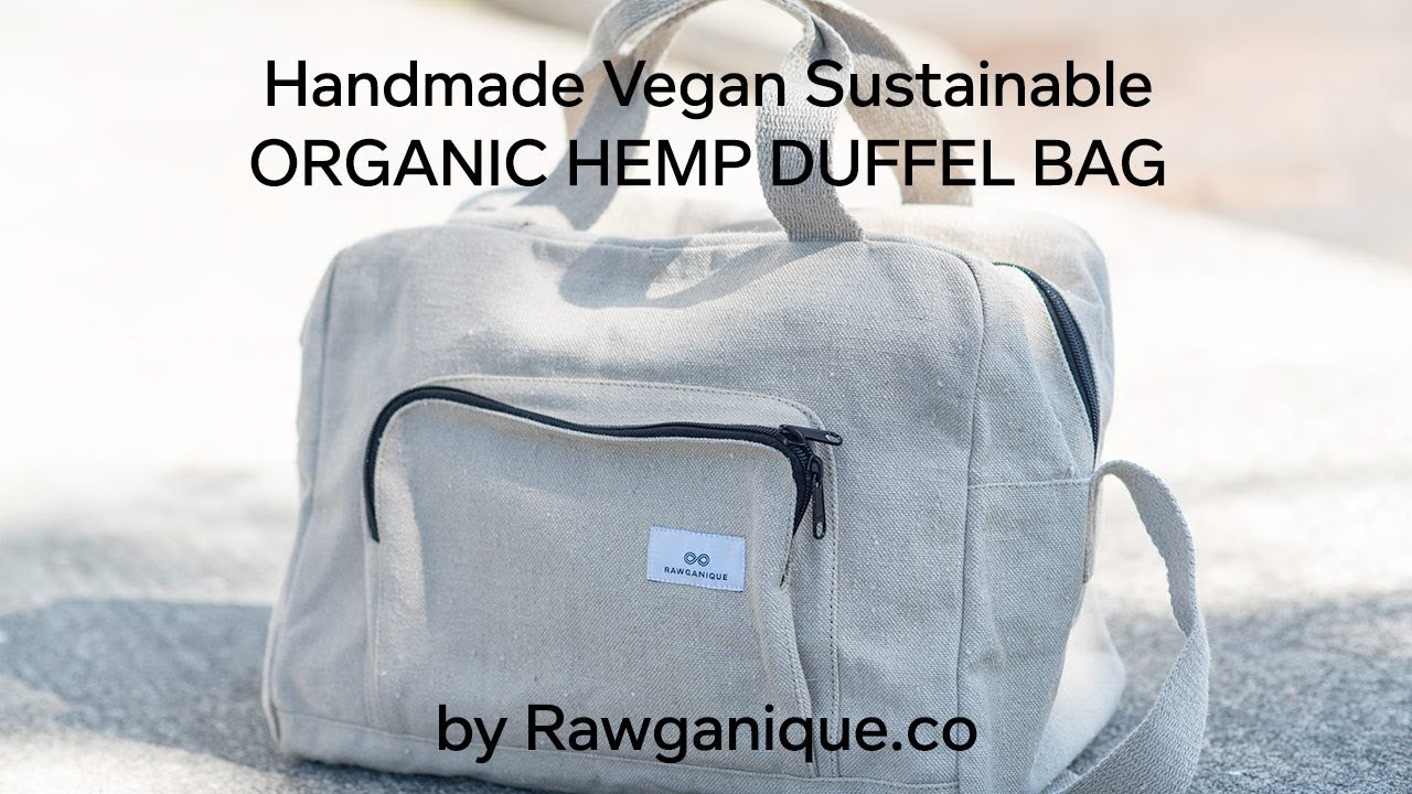 Organic Cannabis Hemp Duffel Bag by Rawganique
