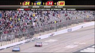 Jeff Gordon Career Win #85 2011 AdvoCare 500 At Atlanta Finish HD