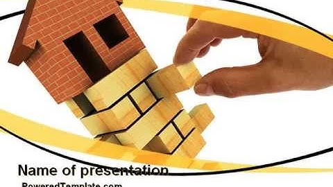Housing PowerPoint Template by PoweredTemplate.com