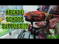 SCHOOL SUPPLIES IN ARCADE GAMES!!!