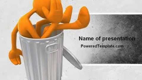 Unemployment PowerPoint Template by PoweredTemplate.com