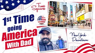 My First Trip to U.S.A. | BORDER CROSS (Canada 🇨🇦 to America🇺🇸) 10hours Long Drive with my DAD❤️