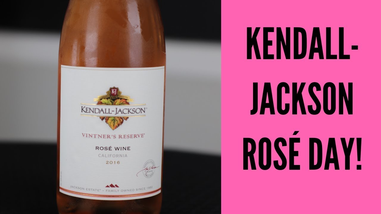 2016 KendallJackson Vintner's Reserve Rosé Wine Review YouTube