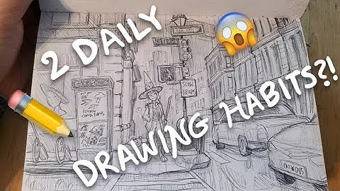 My 2nd Drawing Habit // Sketchbook + Atomic Habits pt2