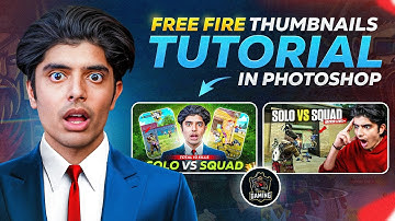 How to make Free Fire Thumbnail in Photoshop?