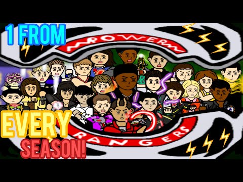 1 Ranger From Every Season (Compilation By Lupin Green)