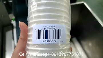 Fully automatic paper cup packing machine with printing labeler online