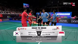 [BWF] Ganda Putra - INA [1] vs [2] KOR - Bagas/Fikri vs Kang Min/Seo Seung | Singapore Open 2024