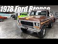 1978 Ford Bronco 4X4 For Sale Vanguard Motor Sales