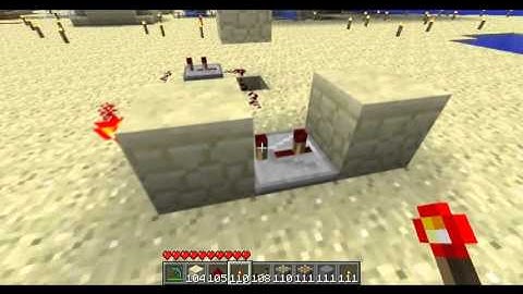 [Tutorial] Minecraft - Stable Toggle-able repeater clock w Pistons