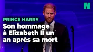 Harry rend hommage à la reine Elizabeth II un an après la mort de sa grand-mère