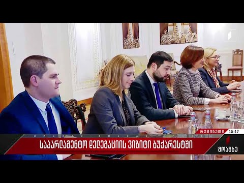 საპარლამენტო დელეგაციის ვიზიტი ბუქარესტში