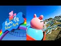 Every Ride at Peppa Pig Theme Park! Daddy Pig's Roller Coaster POV! Orlando Florida