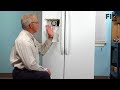 Replacing your General Electric Refrigerator Dispenser Door Recess Crank