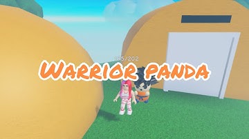WARRIOR PANDA FIND THE PANDAS ROBLOX